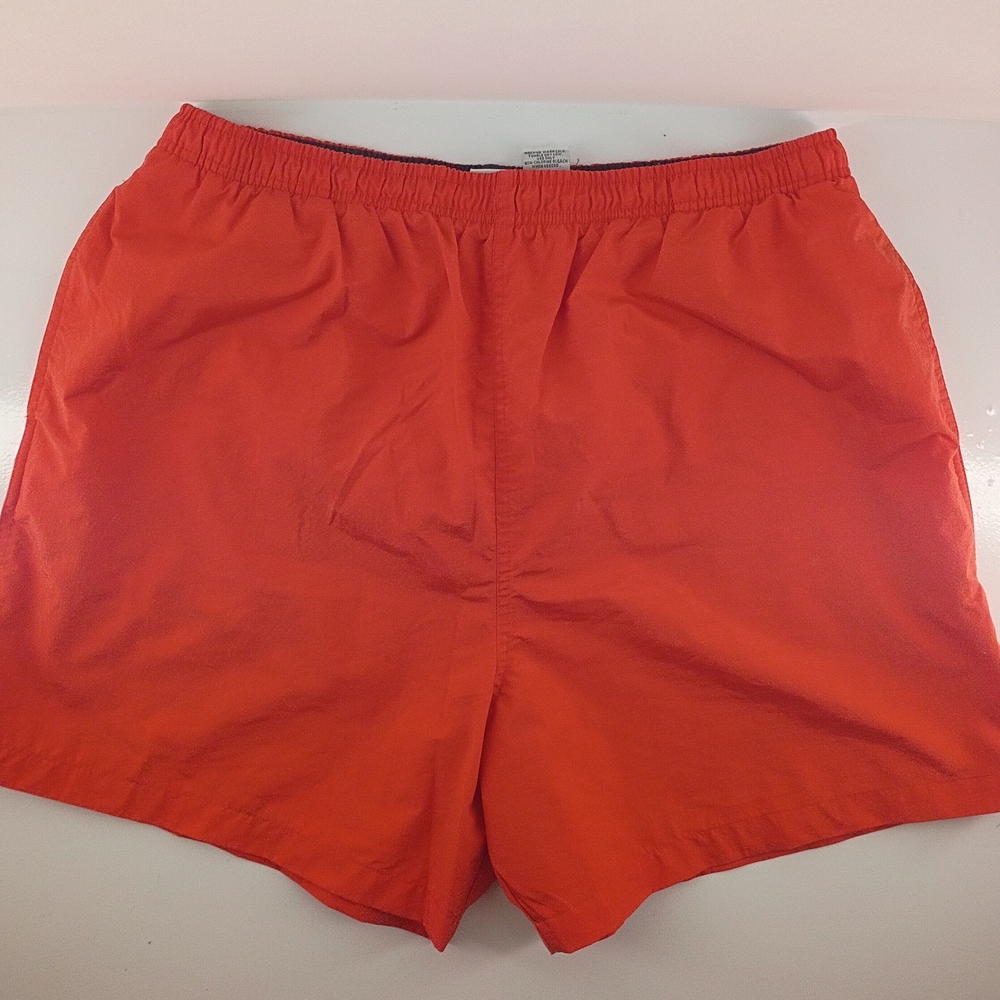 Islander Vintage Orange Swim Trunks Large